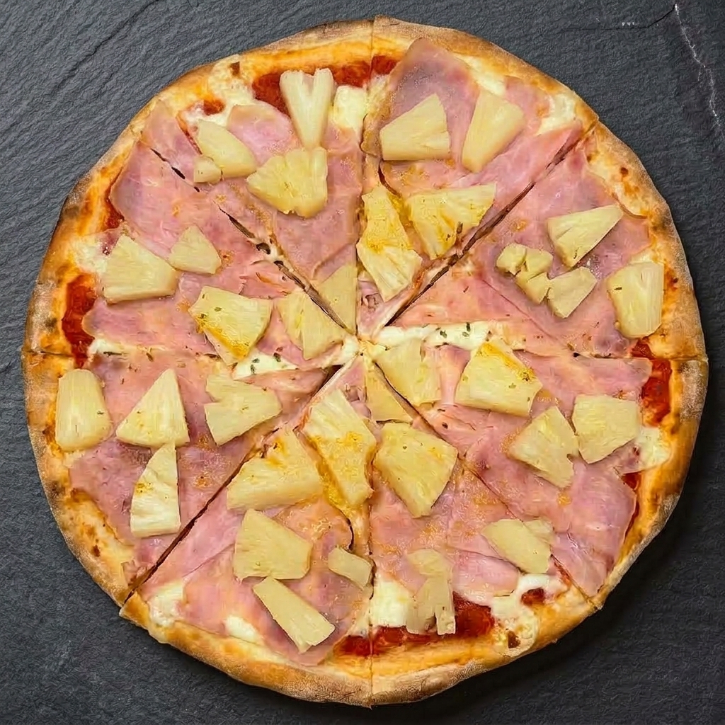 Pizza Piña y Jamón